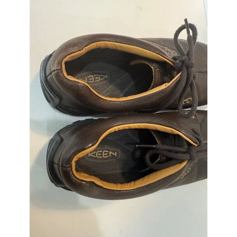 KEEN Shoes Boots XT0705 Brown Leather Laced Low Top Hiking Women's Size 10